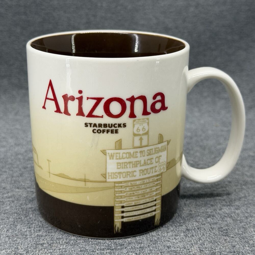 2012 Starbucks Arizona Mug Collector Series 16oz Route 66 Seligman Coffee Cup